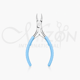 Half Jaw Cuticle Nipper Stainless Steel Nail Cutter Professional Manicure Tool by Mizon International
