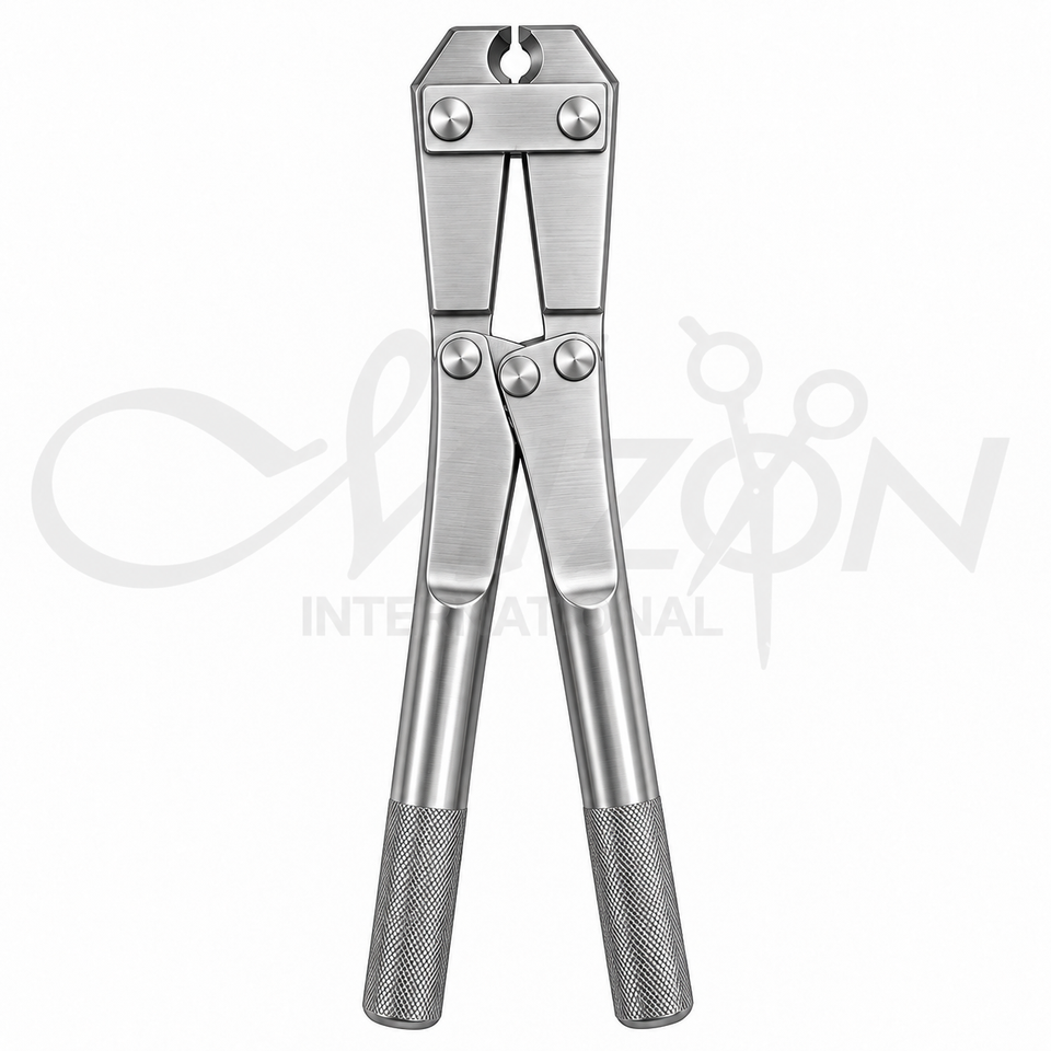 Mizon International Heavy Duty Pin End Cutting Plier TC Gold 27cm cuts up to 3mm