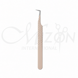 High Precision 90 Degree Lash Tweezers 11.5cm Stainless Steel Eyelash Extension Tweezer by Mizon International