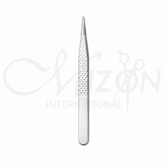 Mizon International 90 Degree Eyelash Tweezers Nude 12 cm | Premium Surgical Stainless Steel Professional Lash Extension Tweezers