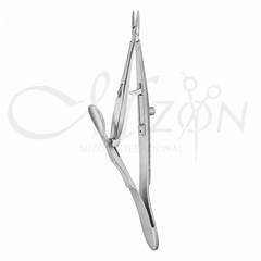 Kalt Micro Needle Holder 13.5cm | Serrated Jaws | Surgical Instrument | Mizon
