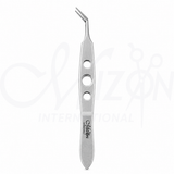 Kelman-McPherson Forceps Serrated Angled Tips Stainless Steel by Mizon International