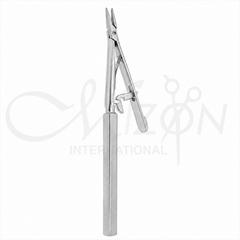 Silcock Micro Needle Holder 14.5cm | Flat Spring Handle | Mizon
