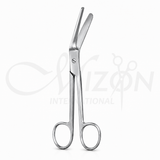 Lister Bandage Scissors Stainless Steel Angled Dressing Scissors by Mizon International