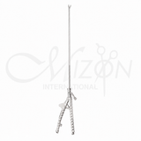Holder featuring precision needle-gripping design, stainless steel construction, straight and curved configurations, and professional laparoscopic surgical instrument quality.
