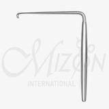 Mizon International Love Nerve Retractor 8 1/2 Inch 216mm with 90 degree angled 7mm x 5mm blade for spinal surgical applications