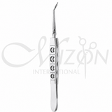 Mizon International Pre-Chopper Forceps featuring precision ophthalmic working tips, specialized pre-chopper design, ergonomic handling, and professional construction for delicate lens procedures.