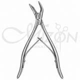 Mizon International Stookey Cranial Rongeur 7½ inch angled 3mm single action neurosurgical bone instrument