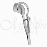 Mizon International Snellen Entropium Forceps featuring precision working tips, surgical-grade stainless steel construction, ergonomic handling, and specialized ophthalmic design for eyelid procedures.
