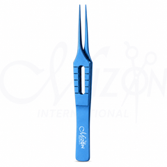 Ophthalmic Forceps Titanium for Eye Surgery 11.5 cm | Titanium Microsurgical Forceps | Mizon International