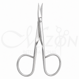 Mizon International Ophthalmic Scissors Stainless Steel featuring fine precision cutting blades, surgical-grade stainless steel construction, ergonomic handling, and professional ophthalmic design.