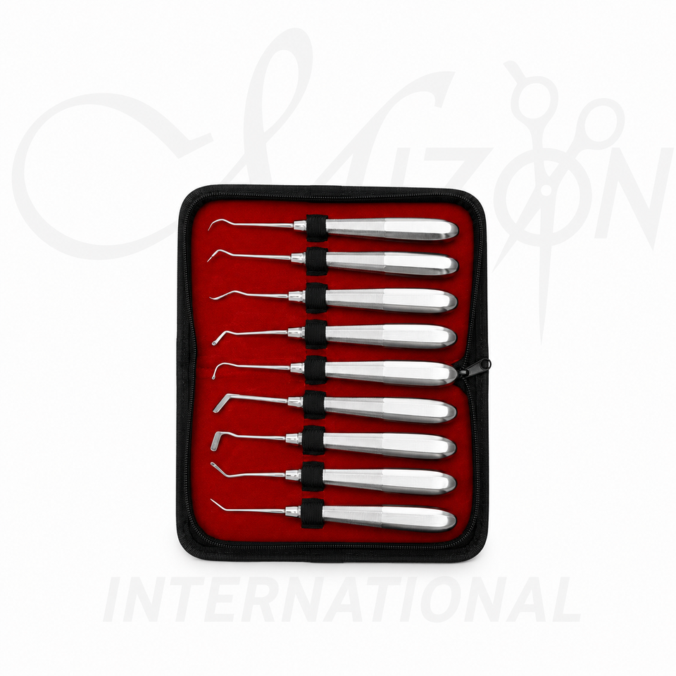 Oral Surgical Instruments Kit Stainless Steel Professional Dental Instrument Set by Mizon International