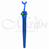 Mizon International blue Osher Neuman six-line radial marker with U-shaped marking head, adjustment screw and textured ergonomic handle