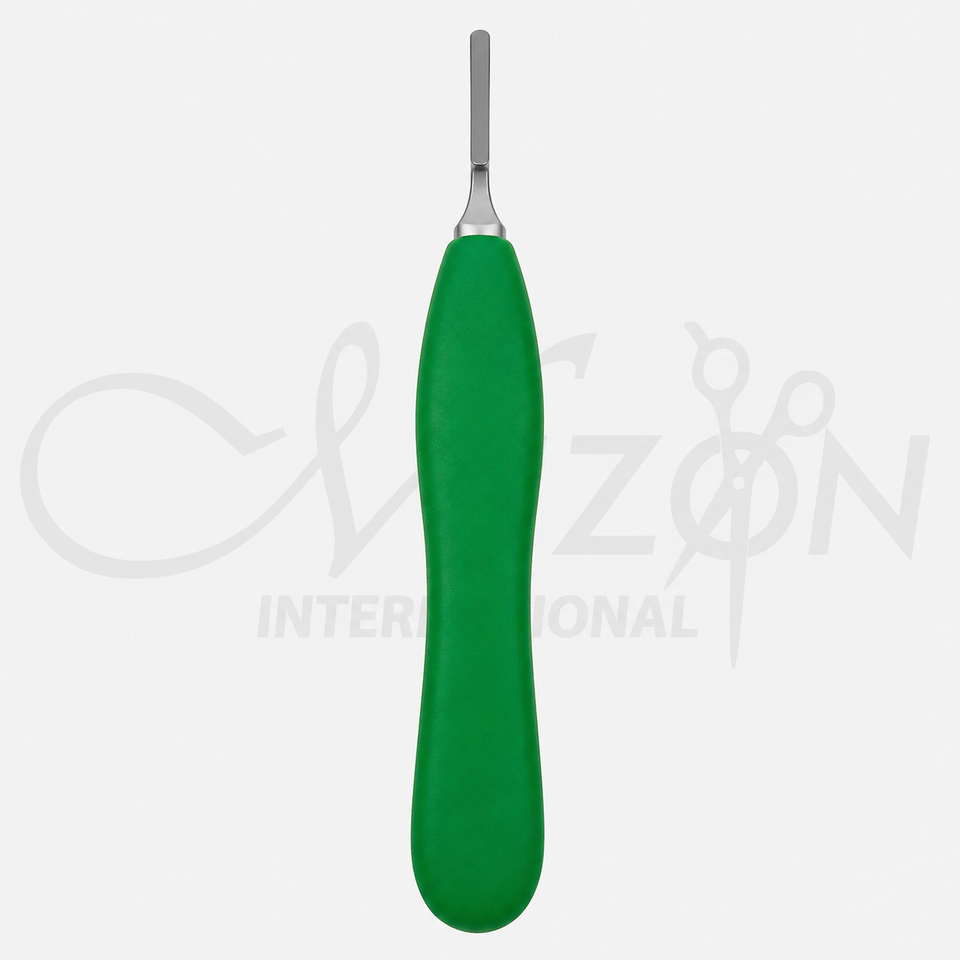 Mizon International Plastic Scalpel Handle featuring lightweight plastic construction, professional ergonomic design, compatible blade connection, and controlled handling for clinical surgical environments.