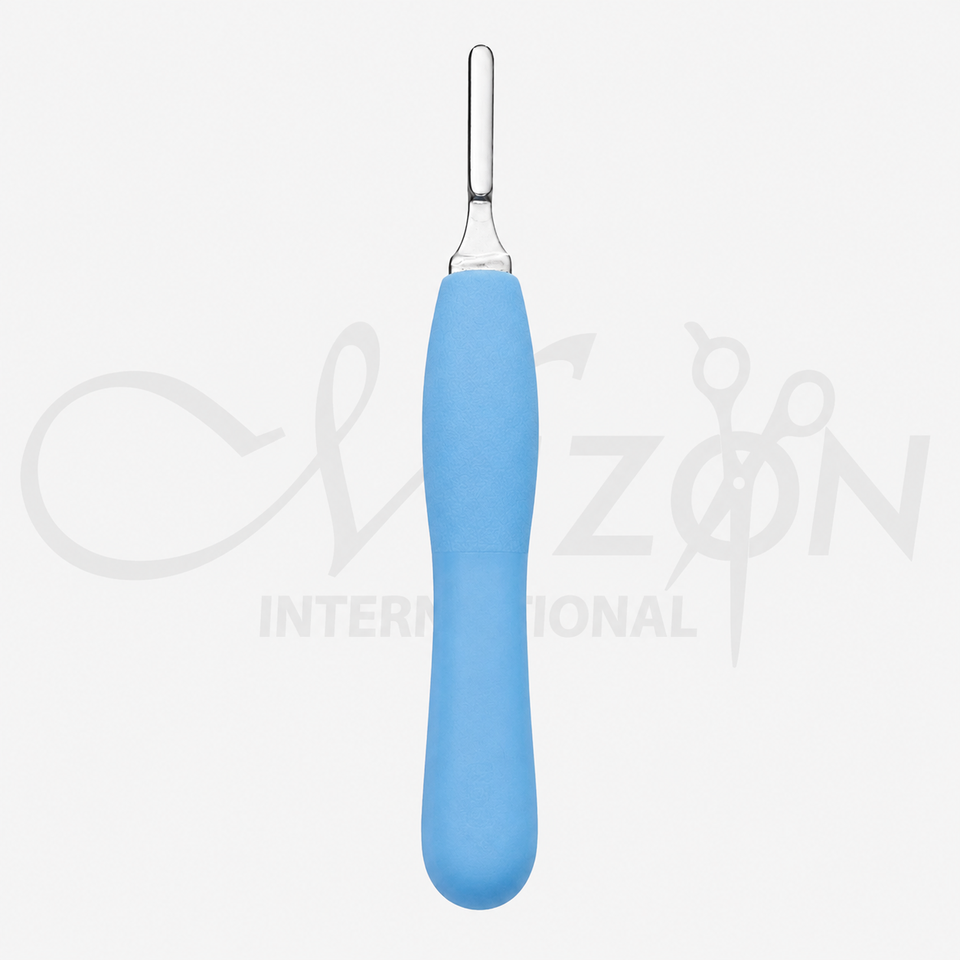 Mizon International Plastic Scalpel Handle featuring lightweight plastic construction, professional ergonomic design, compatible blade connection, and controlled handling for clinical surgical environments.