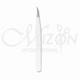 Precision Eyelash Tweezers Ultra Fine Point Stainless Steel Lash Extension Tweezer by Mizon International