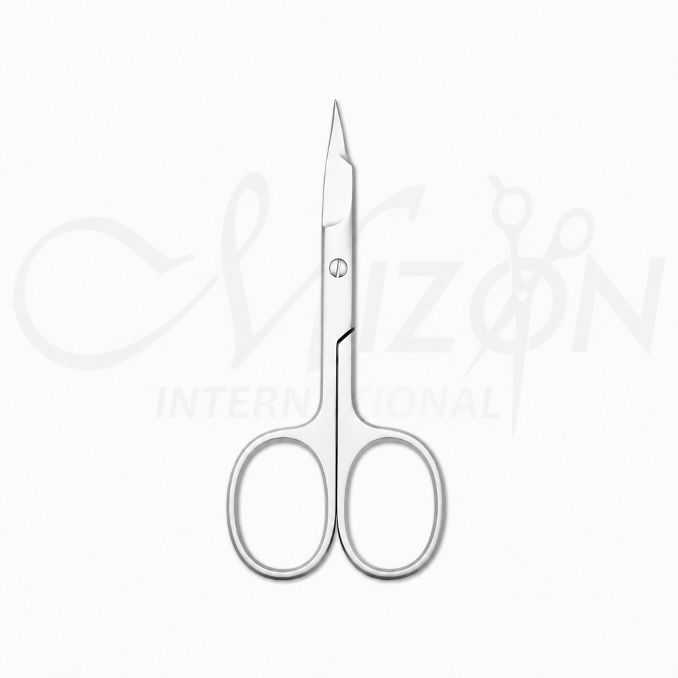 Premium Stainless Steel Baby Nail Scissors Fine Point Precision Infant Nail Cutter by Mizon International