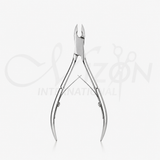 Professional Stainless Steel Cuticle Nipper Double Sharpened Manicure Tool by Mizon International