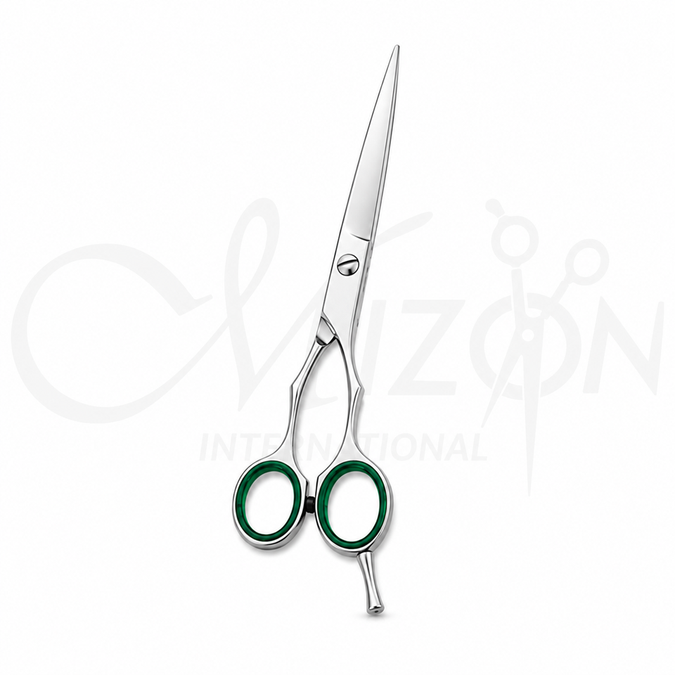 Professional Hair Scissors 5.5 Inch Stainless Steel Barber Cutting Shears by Mizon International