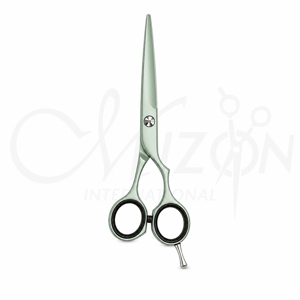 Professional Hairdressing Barber Scissors 6 Inch Stainless Steel Hair Cutting Shears by Mizon International