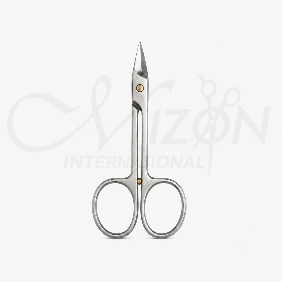 Professional Stainless Steel Nail Scissors Precision Cutting Manicure Tool by Mizon International