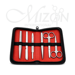 Surgical Beauty Instruments Kit | 6-Piece Stainless Steel Grooming Set | Mizon International
