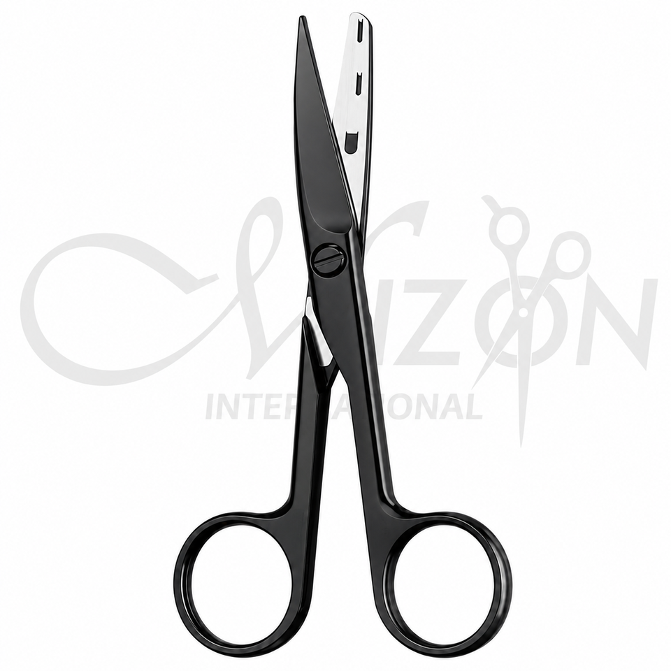 SUSI Surgical Scissors Straight 145 mm Sharp Blunt Sterile Disposable Stainless Steel Instrument by Mizon International