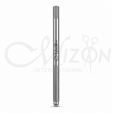 Mizon International 13cm stainless steel scalpel blade handle with knurled grip and mirror-polished finish