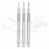Stainless Steel Scalpel Blade Handles No. 4, 5 & 6 Surgical Instrument Set by Mizon International