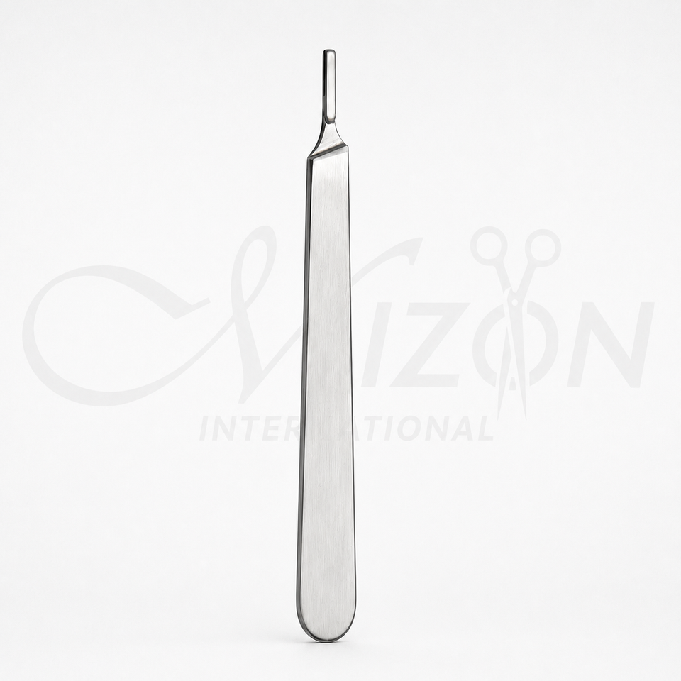 The Scalpel Handle No. 3 Premium Quality is manufactured from premium medical-grade stainless steel to provide exceptional precision, 