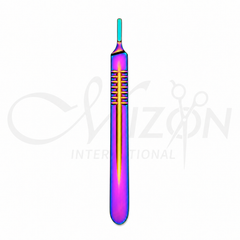 Scalpel Handle No. 4 Multi Titanium | Rainbow Titanium Surgical Blade Handle | Mizon International