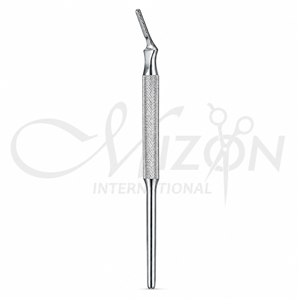 Mizon International Scalpel Handle No. 5 Curved 160mm stainless steel surgical instrument