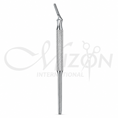 Scalpel Handle No. 5 Curved 160 mm | Premium Stainless Steel Surgical Blade Handle | Mizon International