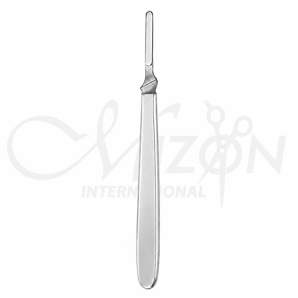 Scalpel Handle No. 8 Stainless Steel Reusable Surgical Instrument by Mizon International