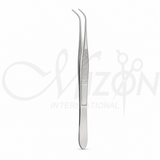 Schweiger Extra-Capsular Forceps Curved Stainless Steel Ophthalmic Surgical Instrument by Mizon International