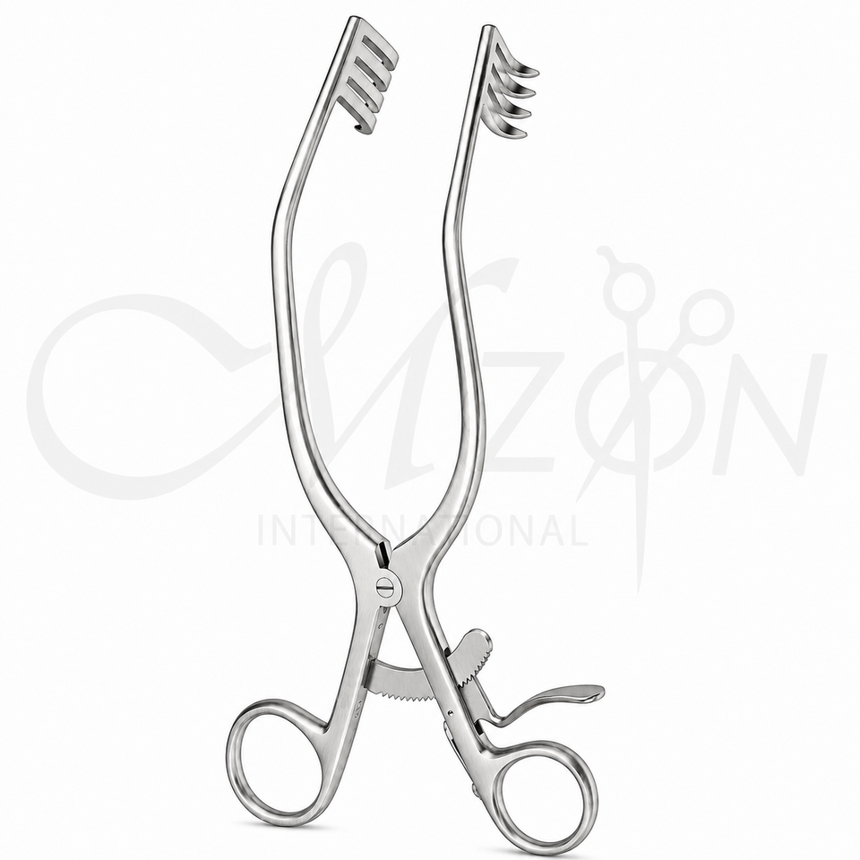 Mizon International Self-Retaining Retractors with precision surgical retractor designs for professional general surgery instrument sets