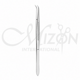 Splinter Forceps Pin Smooth Curved Stainless Steel Precision Surgical Forceps by Mizon International