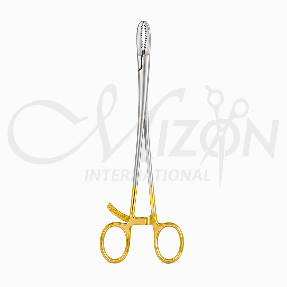 Splinter Remover Forceps Stainless Steel Locking Serrated Surgical Forceps by Mizon International