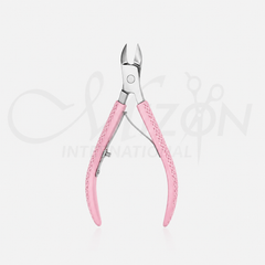 Professional Stainless Steel Cuticle Nipper with Non-Slip Grip – 5mm Ultra Sharp Double Spring Nail Cutter