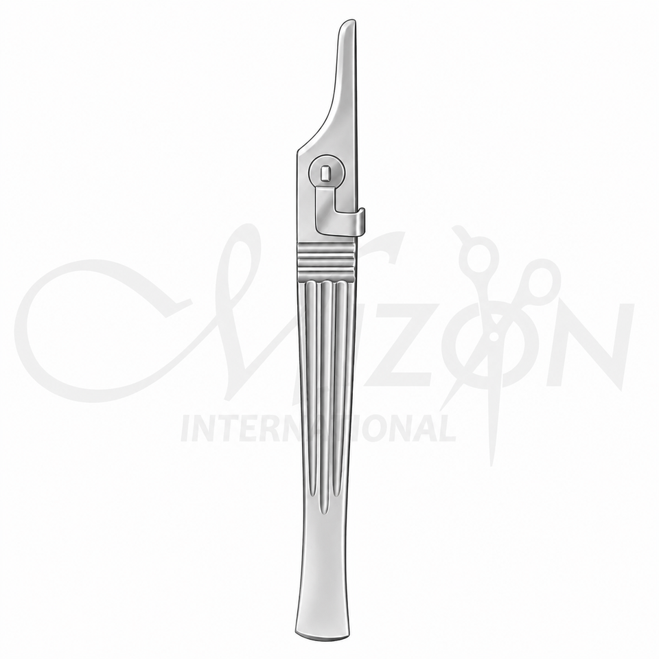 Standard Scalpel Handle No. 3 120 mm Stainless Steel Surgical Instrument by Mizon International