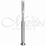 Mizon International Stille Bone Gouge with atraumatic grooved working end orthopedic surgical instrument