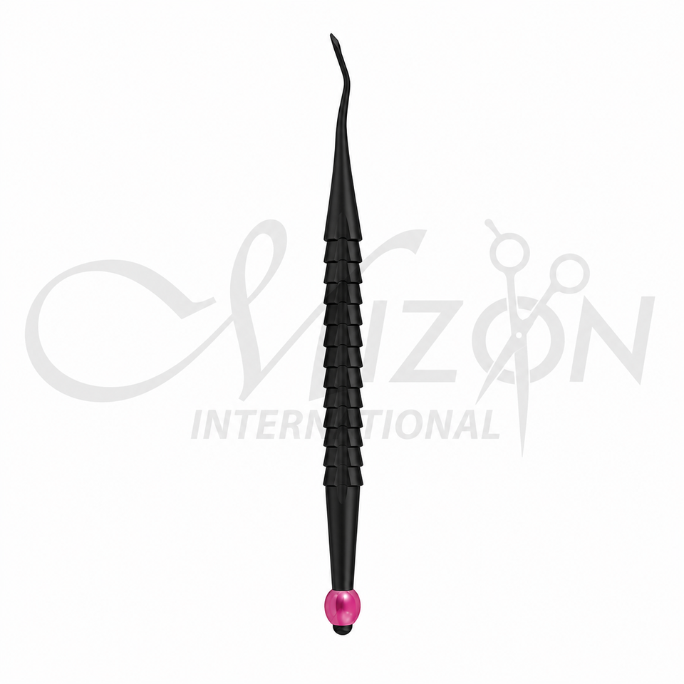 Mizon International New Sharpened Straight Spade Proximator PDL Dental Elevator Premium Stainless Steel Instrument for Tooth Extraction and Periodontal Ligament Separation