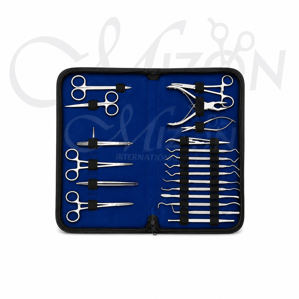 Surgical Instruments Best Quality Kit Stainless Steel Professional Medical Instrument Set by Mizon International