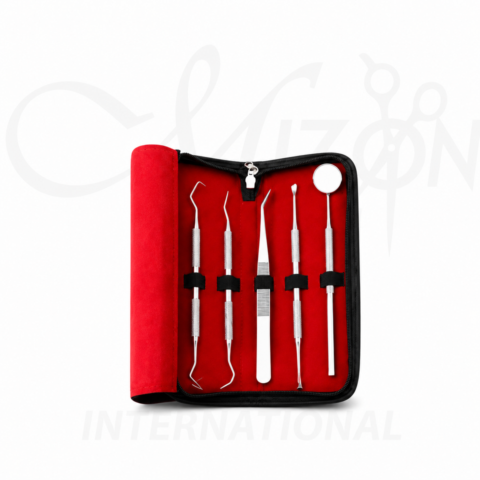 6-Piece Surgical Instruments Kit Stainless Steel Medical Instrument Set by Mizon International