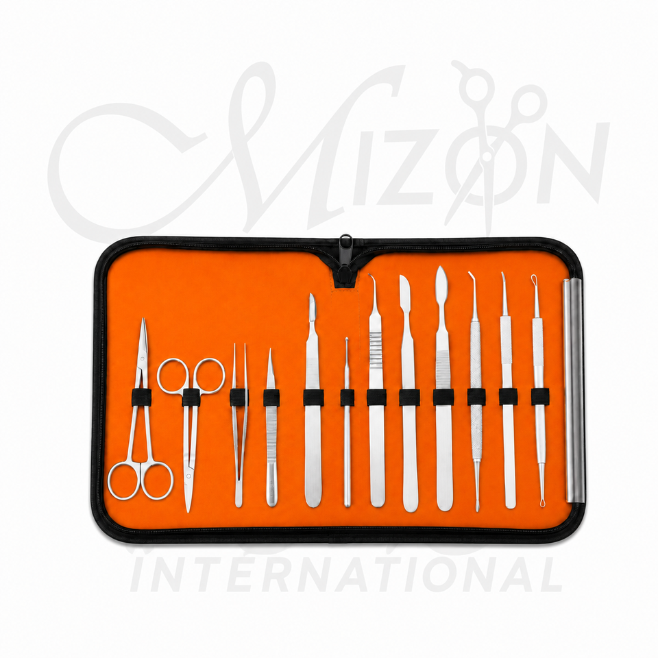 Surgical Instruments Kit Stainless Steel Professional Medical Instrument Set by Mizon International