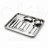 Surgical Surgery Tools Set Stainless Steel Instrument Kit with Tray by Mizon International