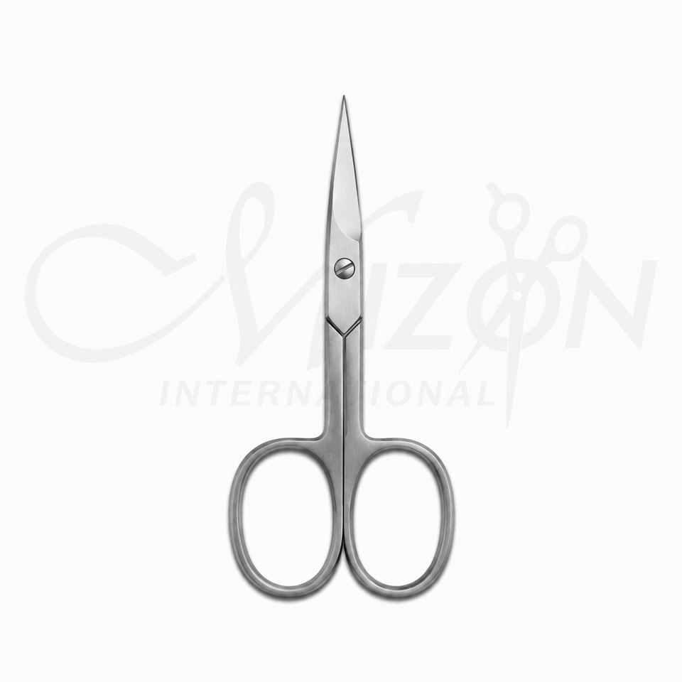 Titanium Baby Nail Scissors Premium Safety Infant Nail Cutter with Ergonomic Handle by Mizon International
