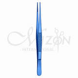 Titanium DeBakey Vascular Tissue Forceps Round Handle Atraumatic Surgical Instrument by Mizon International