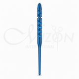 Mizon International blue titanium scalpel blade handle with ergonomic anti-slip textured grip