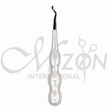 Mizon International Twist Elevator Angled Right Premium Medical Grade Stainless Steel Dental Surgical Elevator with Precision Right-Angled Tip and Ergonomic Handle for Tooth Extraction, Root Elevation, Oral Surgery and Periodontal Procedures